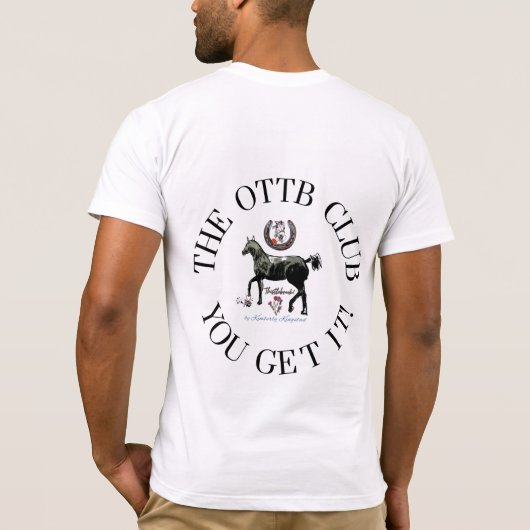 Het is een volbloed ding! t-shirt (Achterkant)