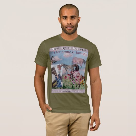 Het is een volbloed ding t-shirt (Voorkant volledig)