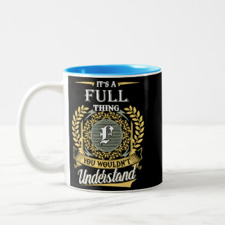 Het is een volledig iets dat je niet zou begrijpen tweekleurige koffiemok