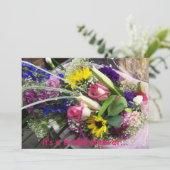 Het is een vrijgezellenfeest... kaart (Staand voorkant)