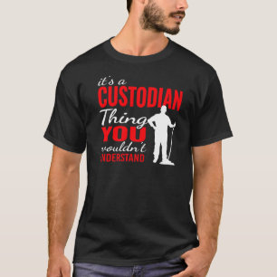 Het is een vrijheidsdrang voor Janitorial Mopping  T-shirt
