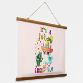Het Is Een Vrolijk Cinco De Mayo Hangend Wandkleed (Gebogen)