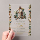 Het is een vrolijk klein kerstfeest uitnodiging (Insitu (Draagbaar))