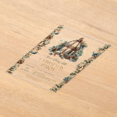 Het is een vrolijk klein kerstfeest uitnodiging (Laagn)