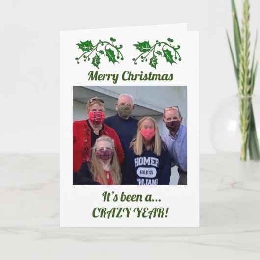 Het is een waanzinnig jaar geweest van de bende me kaart (Voorkant)