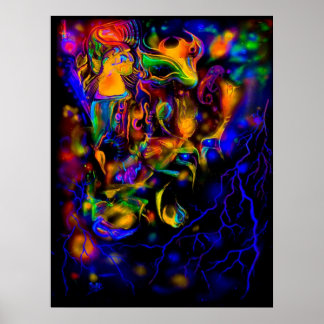 Het is een waanzinnig lokaal poster