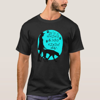 Het is een wandeldag & een soort hond dag t-shirt