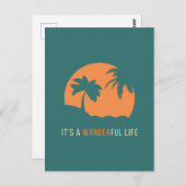 Het is een Wanderful Life Briefkaart (Voorkant / Achterkant)