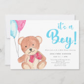 Het is een waterverf van het Baby shower Tint van  Kaart (Voorkant)