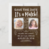 Het is een wedstrijd - Grappig Save the Date Foto Magnetische Uitnodiging (Voorkant)