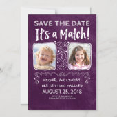 Het is een wedstrijd - Grappig Save the Date Foto Magnetische Uitnodiging (Voorkant)
