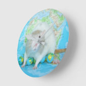 Het is een wereldklok van een Rat Ronde Klok (Hoek)