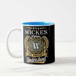 Het is een Wickes-ding dat je niet zou begrijpen Tweekleurige Koffiemok