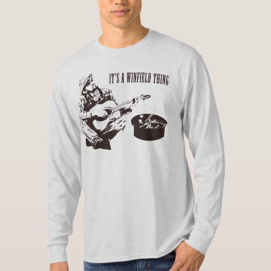 Het is een Winfield-ding T-shirt (Voorkant)