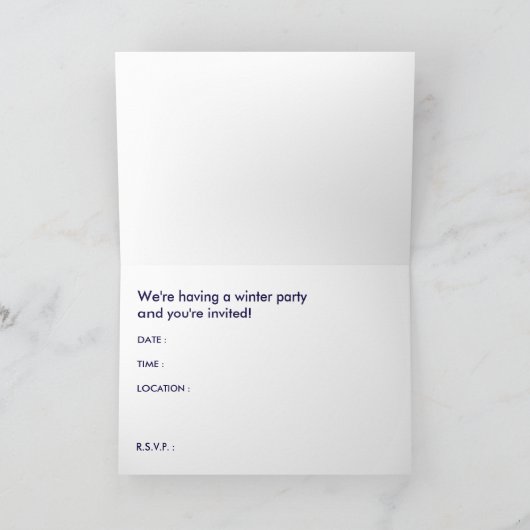 Het is een winterfeest! (Binnen)