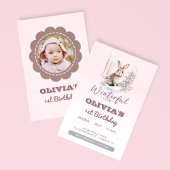 Het is een Winterful Life Kids Verjaardag Foto Kaart