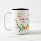 Het is een winterse vakantie / kerst Mok (Links)