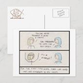 "Het is een wonder!" Briefkaart (Voorkant / Achterkant)