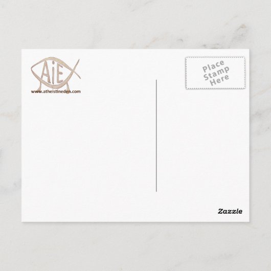 "Het is een wonder!" Briefkaart (Achterkant)