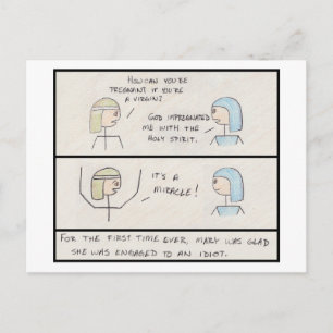 "Het is een wonder!" Briefkaart