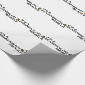 Het is een wonder van een dag. cadeaupapier (Hoek)