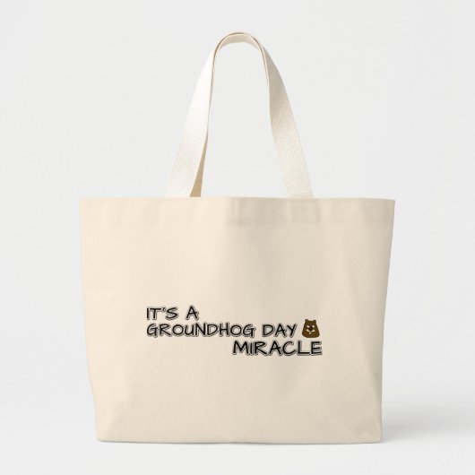 Het is een wonder van een dag. grote tote bag (Voorkant)