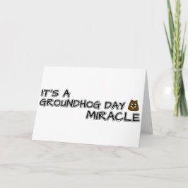 Het is een wonder van een dag. kaart