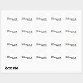 Het is een wonder van een dag. ronde sticker (Vel)