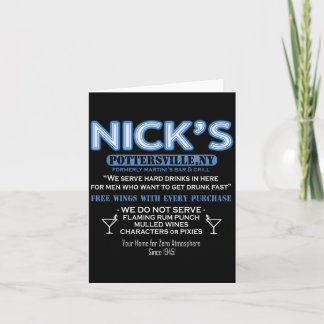 Het is een wonderbaarlijk leven Nicks Bar George B Kaart