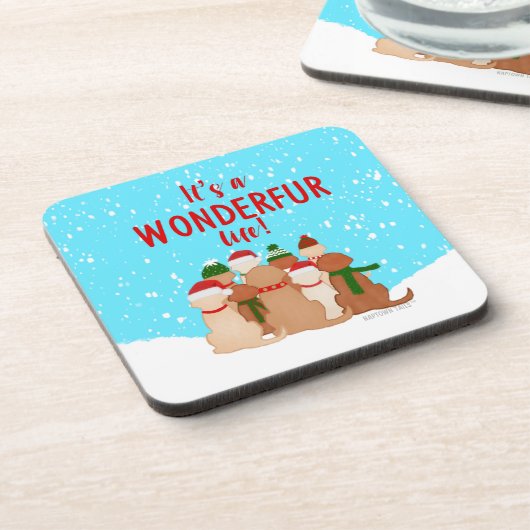 Het is een Wonderfur Life Onderzetter set (Linkerzijde)