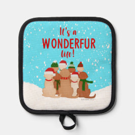 Het is een Wonderfur Life Pot Holder Pannenlap