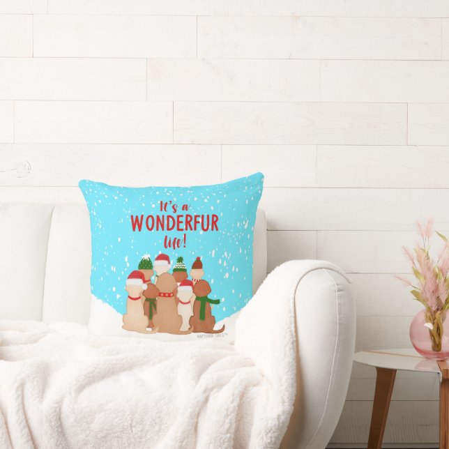 Het is een Wonderfur Life Sierkussen (Bank)