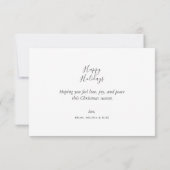 HET IS EEN WONDERLIJK LEVEN | Kerstmis Kaart (Achterkant)