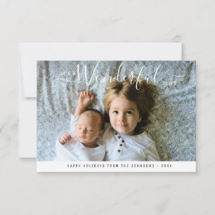 HET IS EEN WONDERLIJK LEVEN   Kerstmis Kaart