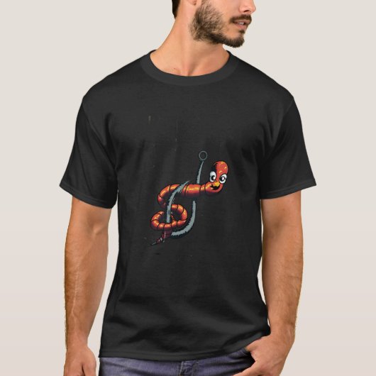 Het is een wormenleven t-shirt (Voorkant)