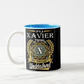 Het is een Xavier-ding dat je niet zou begrijpen Tweekleurige Koffiemok (Links)