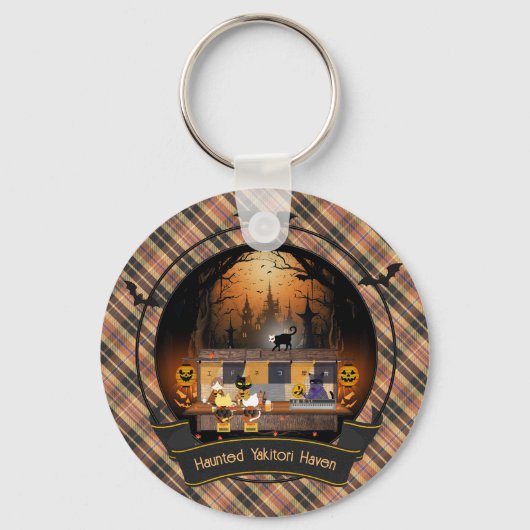 "Het is een Yakitori Haven Sleutelhanger (Voorkant)