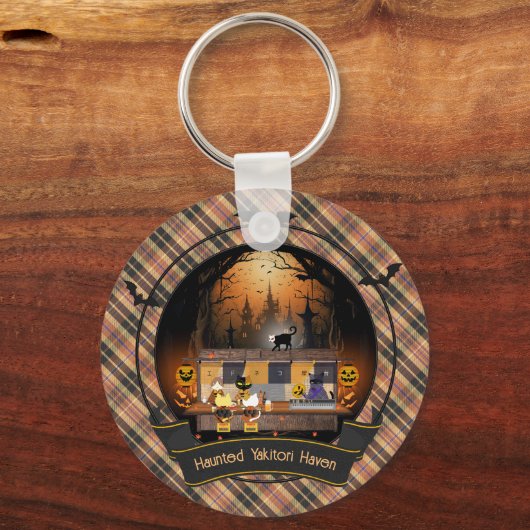 "Het is een Yakitori Haven Sleutelhanger (Voorkant)