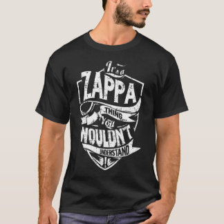 Het is een ZAPPA-ding T-shirt