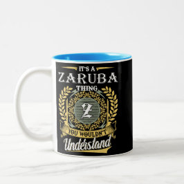 Het is een Zaruba-ding dat je niet kunt begrijpen Tweekleurige Koffiemok