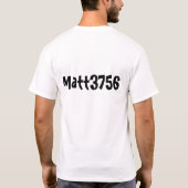 Het is een zittende eend! t-shirt (Achterkant)