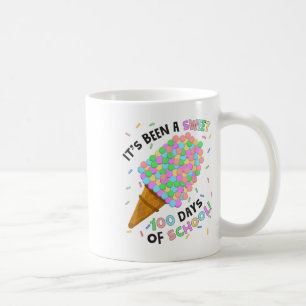 Het is een zoete 100 dagen van de school ijs 100t  koffiemok