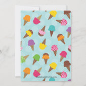 Het is een zomers-Ice-wedstrijd-uitnodiging Kaart (Achterkant)