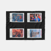 Het is een zonde set T Fleece Deken (Voorkant (Horizontaal))