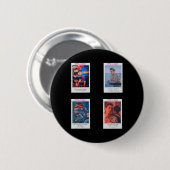 Het is een zonde set T Ronde Button 5,7 Cm (Voorkant /achterkant)
