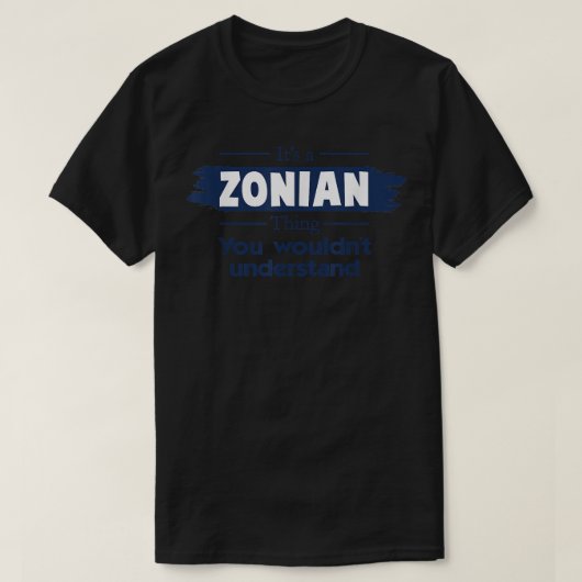Het is een Zonian Thing Panama Canal Zone T-shirt (Design voorkant)