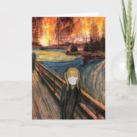 Het is een zwaar jaar geweest feestdagen kaart (Voorkant)