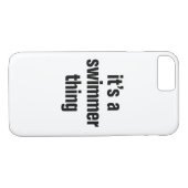 Het is een zwemmer ding Case-Mate iPhone case (Achterkant (Horizontaal))