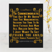 Het is eenouderdag kaart (Gele Bloem)