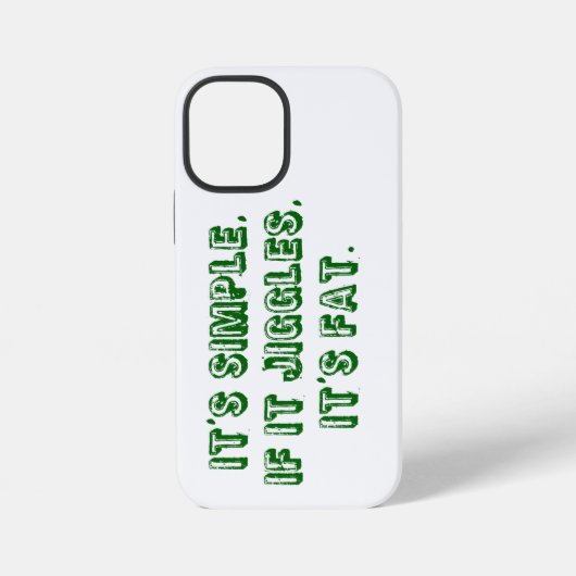 Het is eenvoudig iPhone hoesje (Achterkant)